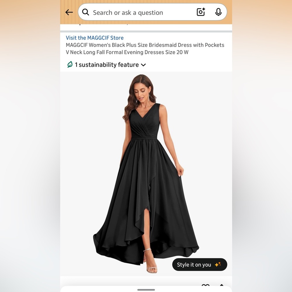 Black V-Neck Sleeveless Maxi Dress - Elegant Evening Gown